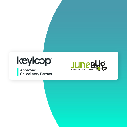 Keyloop and JuneBug co-delivery approved partner logo